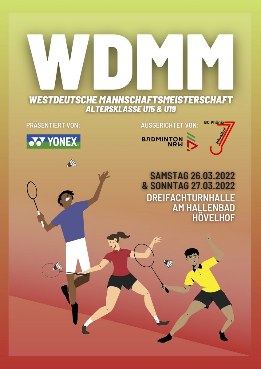 Meisterschaften U19 2022 - Badminton NRW